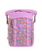 Рюкзак рожевий з принтом і просторим відділенням | 6876685 | фото 4