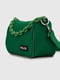 Зелена текстильна сумка через плече | 6876708 | фото 2