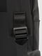 Чорний текстильний рюкзак з накладною кишенею | 6876712 | фото 5