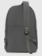 Сірий текстильний рюкзак з широкими лямками | 6876714 | фото 4