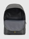 Сірий текстильний рюкзак з широкими лямками | 6876714 | фото 8