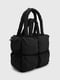 Чорна текстильна сумка шопер | 6876720 | фото 8