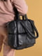 Сіра сумка шопер з текстилю | 6876725 | фото 3