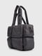 Сіра сумка шопер з текстилю | 6876725 | фото 7