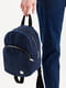 Синій міський рюкзак з кишенею | 6876743 | фото 2