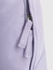 Рюкзак лавандового кольору з кишенею на блискавці | 6876762 | фото 6