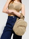 Рюкзак пісочного кольору з накладною кишенею | 6876783 | фото 2