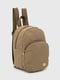 Рюкзак пісочного кольору з накладною кишенею | 6876783 | фото 5