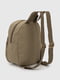 Рюкзак пісочного кольору з накладною кишенею | 6876783 | фото 9