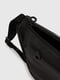 Чорна текстильна сумка через плече | 6876784 | фото 6