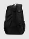 Чорний текстильний рюкзак | 6876787 | фото 4