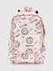 Рожевий рюкзак в принт | 6876798 | фото 2