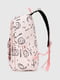 Рожевий рюкзак в принт | 6876798 | фото 3