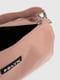 Рожева текстильна сумка через плече | 6876806 | фото 8