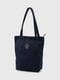 Синя текстильна сумка шопер | 6876808