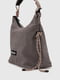 Сіра текстильна сумка шопер | 6876812 | фото 2