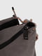 Сіра текстильна сумка шопер | 6876812 | фото 5