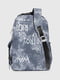 Сірий міський рюкзак з принтом | 6876817 | фото 4