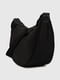 Чорна текстильна сумка через плече | 6876818 | фото 4