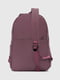 Фіолетовий текстильний рюкзак з накладною кишенею | 6876860 | фото 4