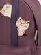 Фіолетовий текстильний рюкзак з накладною кишенею | 6876860 | фото 6