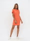 Трикотажна сукня відтінку апельсин | 6116400