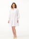 Біла сукня з призборками і рюшами | 6116496