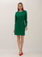 Зелена сукня зі щільного трикотажу | 6882595