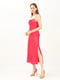 Сукня-комбінація кольору фуксія зі щільного шовку | 6882613 | фото 3