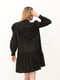 Чорна сукня з об'ємними рукавами і коміром-стійкою | 6882625 | фото 5