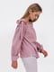 Блуза рожева з зав’язками на плечах Віайпі | 6883012 | фото 3