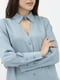 Блуза бірюзового кольору прямого крою Кєзі | 6883285 | фото 3