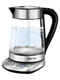 Електрочайник з підсвічуванням Sokany SK-09003 Electric Kettle 2200W (1.7l) прозорий  | 6881078