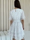 Сукня шифонова молочного кольору в квітковий принт | 6887200 | фото 3