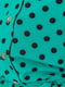 Сукня А-силуету зелена в горошок | 6262533 | фото 5