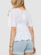 Блуза біла з вирізом | 6887905 | фото 4