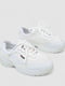 Білі текстильні кросівки | 6888441 | фото 3