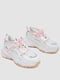 Белые кроссовки с розовыми шнурками | 6888449 | фото 3
