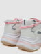 Белые кроссовки с розовыми шнурками | 6888449 | фото 4