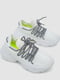 Белые текстильные кроссовки | 6888452 | фото 3