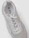 Бело-серые текстильные кроссовки | 6888468 | фото 2