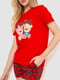 Красная пижама с шортами | 6888675 | фото 3