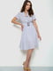 Белое платье с воротником и поясом | 6888685 | фото 2