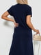 Темно-синя сукня з контрастними смужками | 6888686 | фото 4