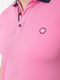 Розовое поло с лого | 6888704 | фото 5