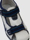 Комбинированные бело-синие сандалии | 6888771 | фото 2