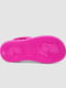 Рожеві гумові сандалі-сабо з джибітсами | 6888776 | фото 5