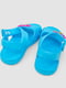 Синие резиновые сандалии-сабо с джибитсами | 6888779 | фото 4