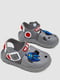 Сірі гумові сандалі-сабо з джибітсами | 6888782 | фото 3