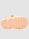 Резиновые сандалии-сабо пудрового цвета  с джибитсами | 6888785 | фото 5